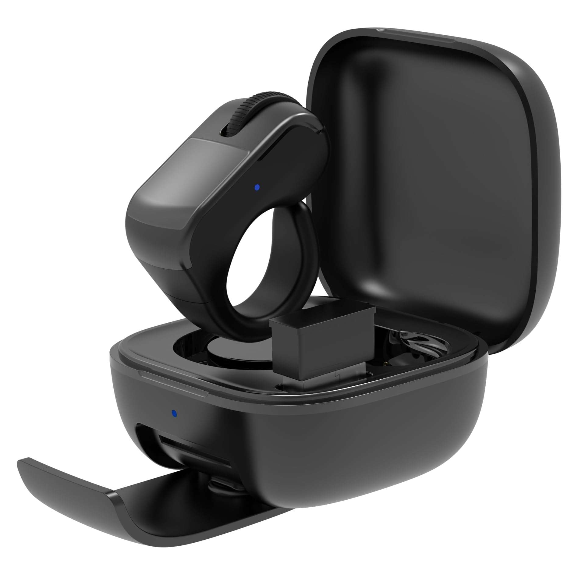 SPYN Multifunctional Wireless Ring Mouse PRO,Finger Ring Mouse with TouchTrackpad, Bluetooth/Wireless Scroller for iPhone/Android/PC/Laptops/Tablets/SmartTVs, RemoteControl for Camera/Video Recording 1