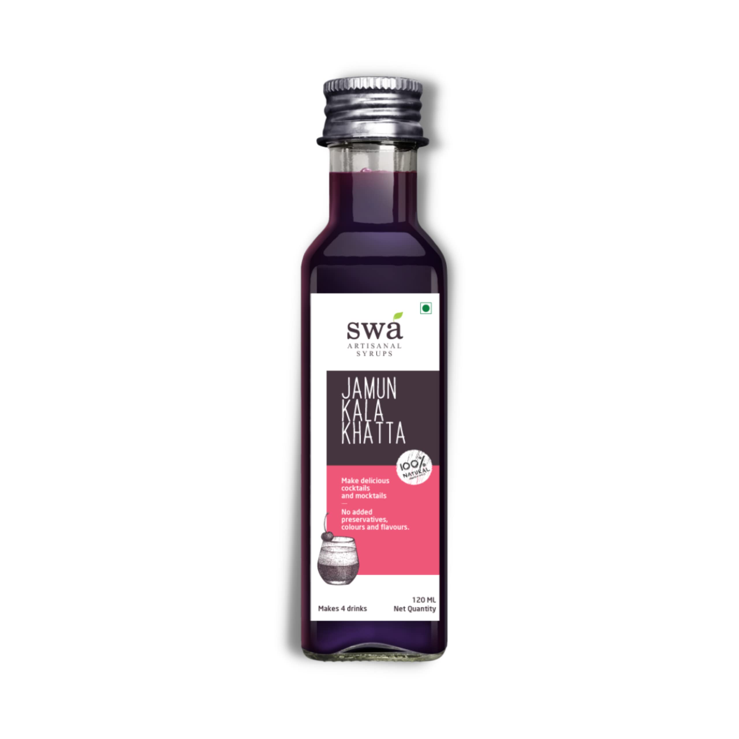 Swa Artisanal Syrups - Vodka Cocktail Mixer Combo Packs - 100% Natural (small) 5