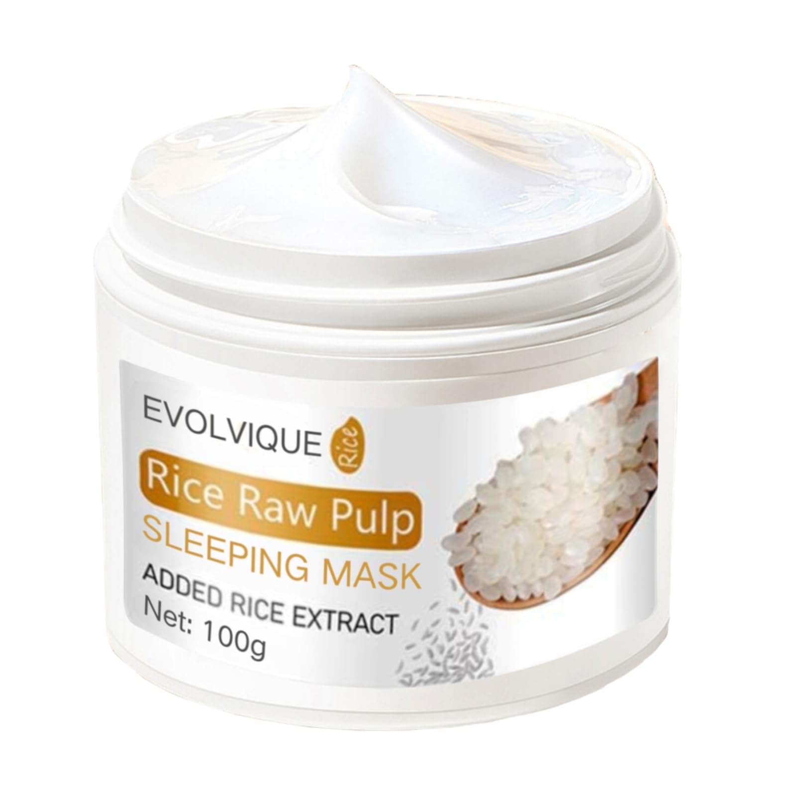 Rice Overnight Face Mask Skincare - Hydrating Face Mask Skin Care - Moisturizing Face Mask for Women Skincare - Night Cream for Face - Night Moisturizer for Face - Sleeping Mask for Women 1