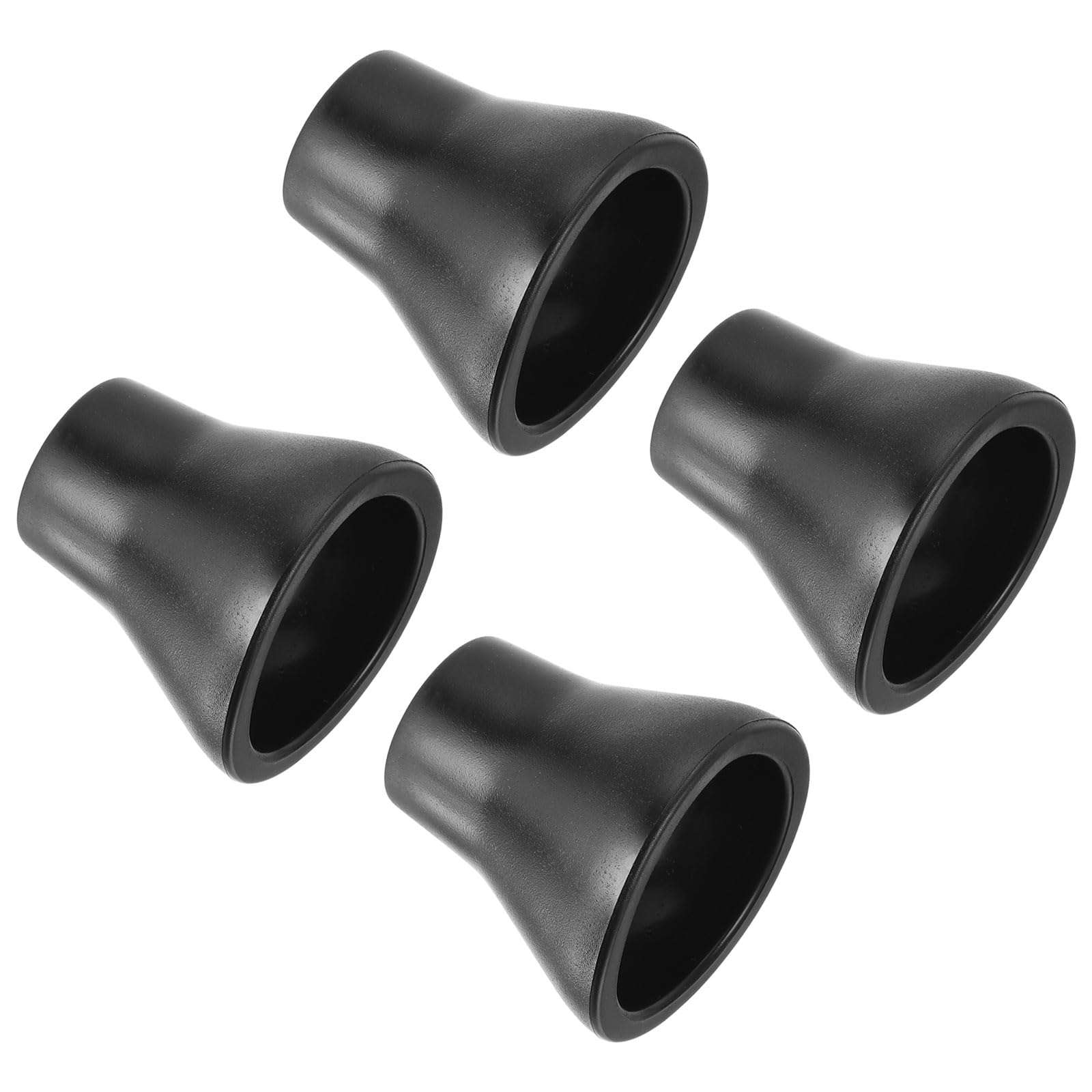 PATIKIL Golf Ball Retriever Grabber, 4 Pack Putter Grip Suction Cup Pick Up Back Save for Picker Upper Tube Handle, Black 1