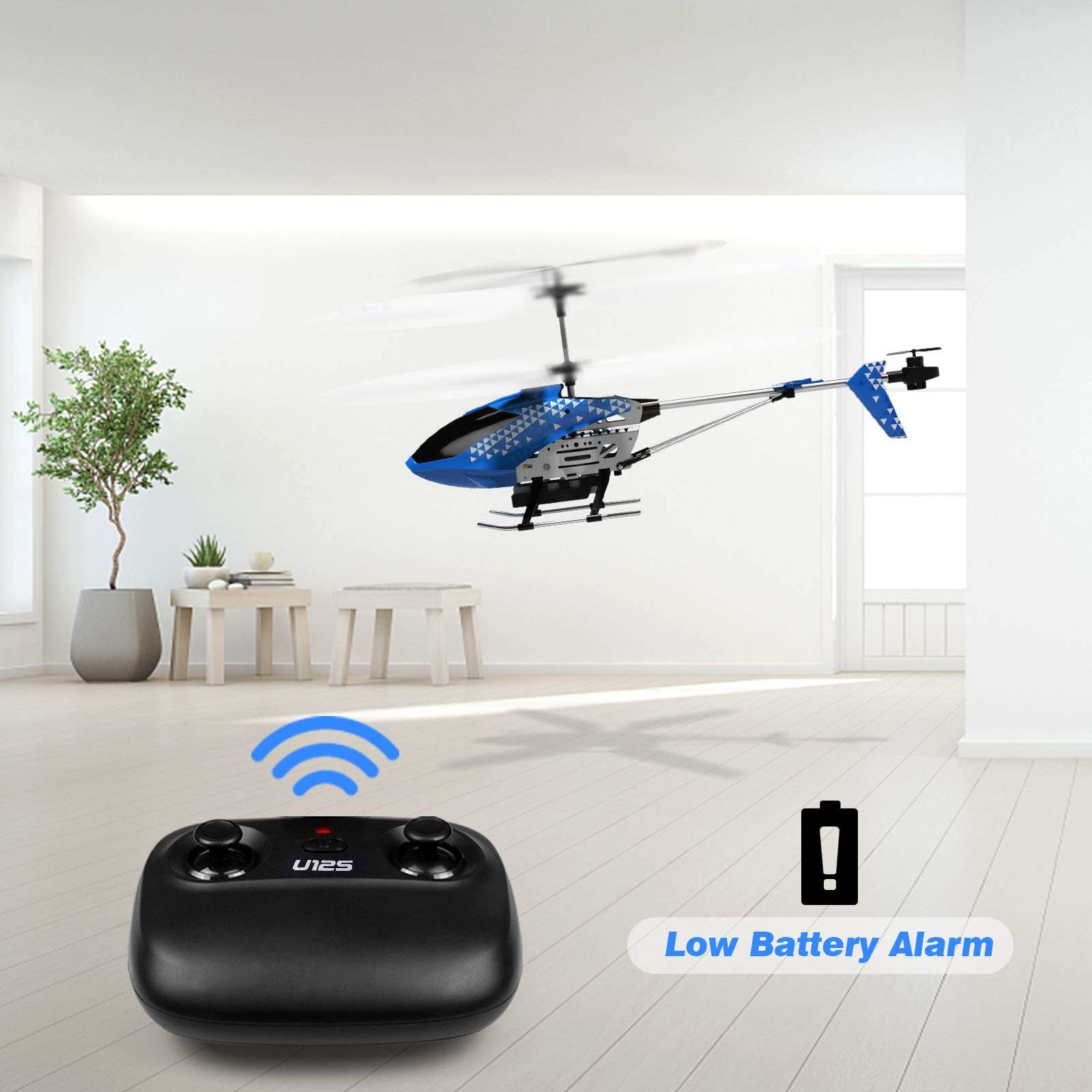 Cheerwing U12S Mini RC Helicopter with Camera Remote Control Helicopter for Kids and Adults 6