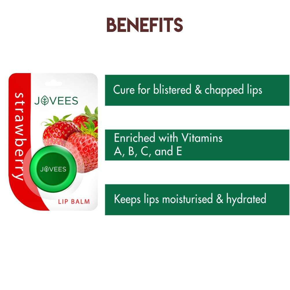 Jovees Lip Balm Strawberry 5g 5