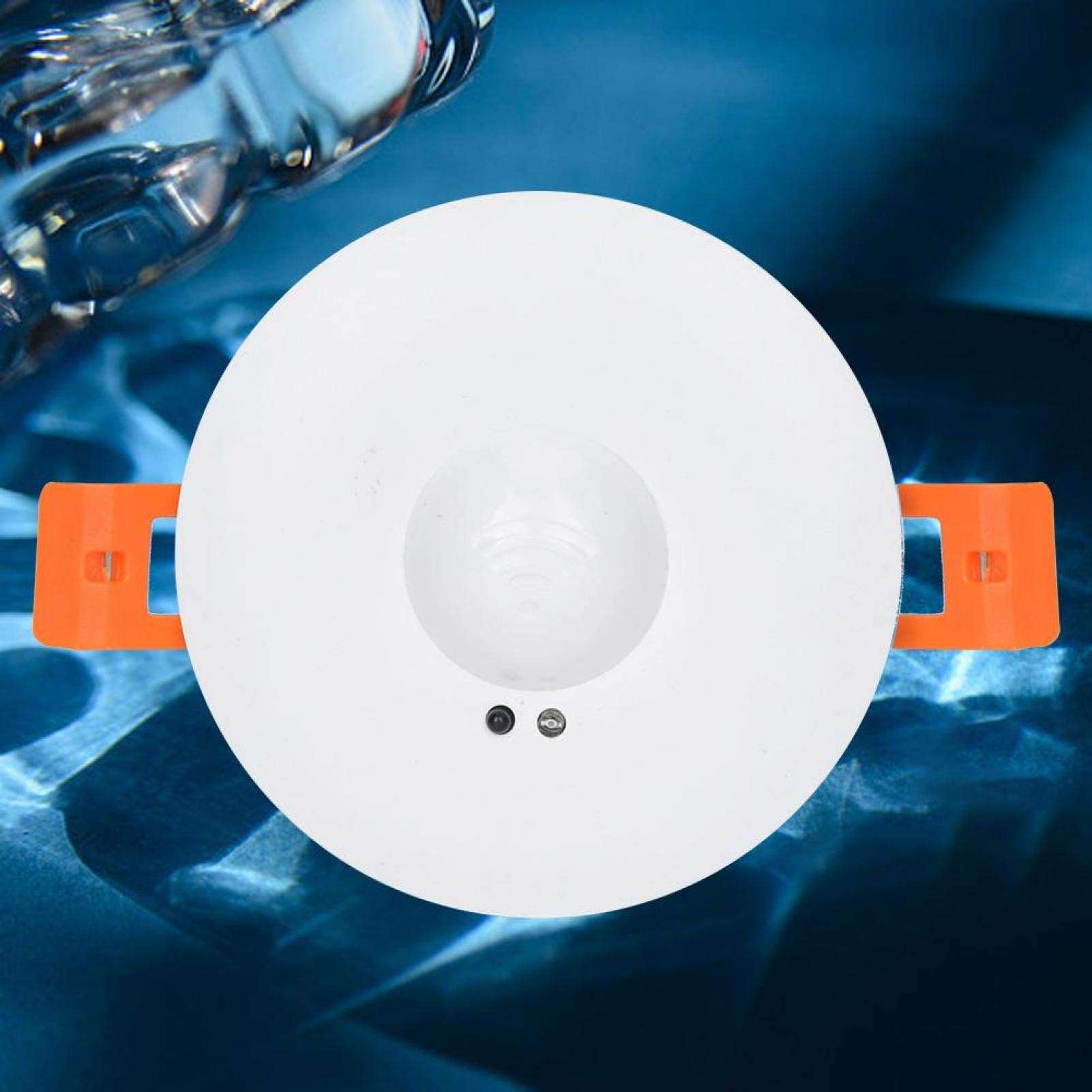 Adjustable Illumination 360-Degree Sensing Adjustable Durable Microwave Radar Motion Sensor Microwave Radar Sensor Induction Switch for Stairs Garages 5