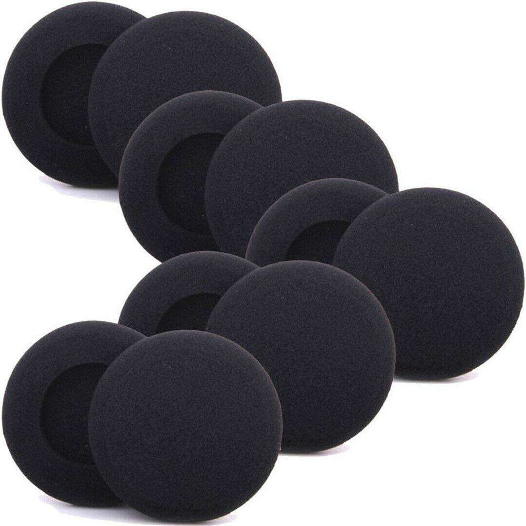 QULSE Foam Ear Pad Replacement Cushions, Headphone Earphone Headset Disposable Sponge Covers 5 Pairs (45mm) 2