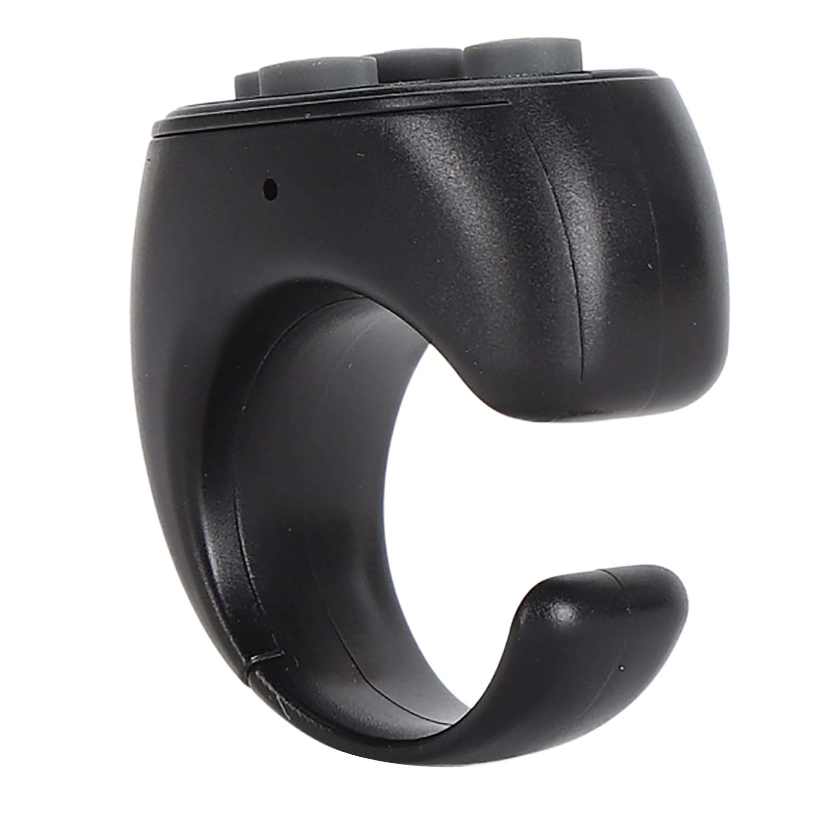 Scrolling Ring, Page Turner Camera Remote Shutter 32.8ft Range Phone Holder Function with Charging Case for Android for Tablet (Black) 6
