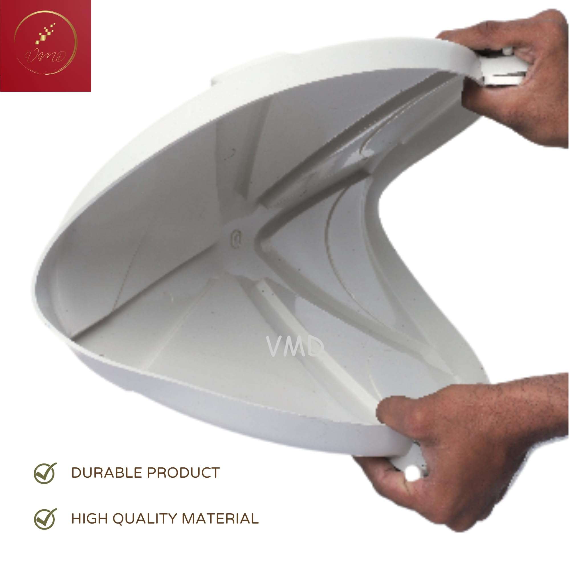 VMD, All In One WHITE Water tank lid (19.5") Hinge Type, virgine, Pure Unbreakable, Durable, for 500/750/1000/1500/2000 ltr. tank (PACK OF 2) 6