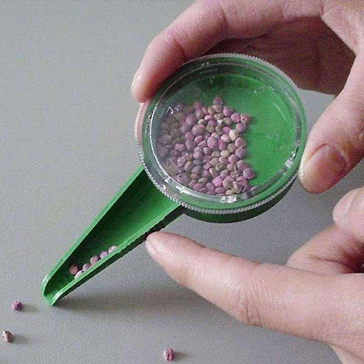 Yolispa Seed Sower for Tiny Seeds Drill Seeding Machine Adjustable Seeds Hand Planting Gardening Supplies 2