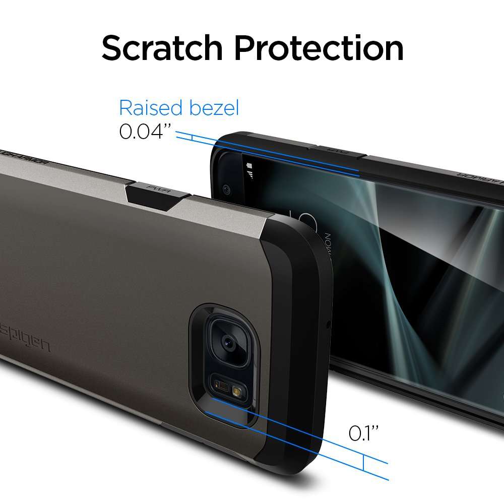 Spigen Tough Armor Designed for Samsung Galaxy S7 Case (2016) - Gunmetal 4