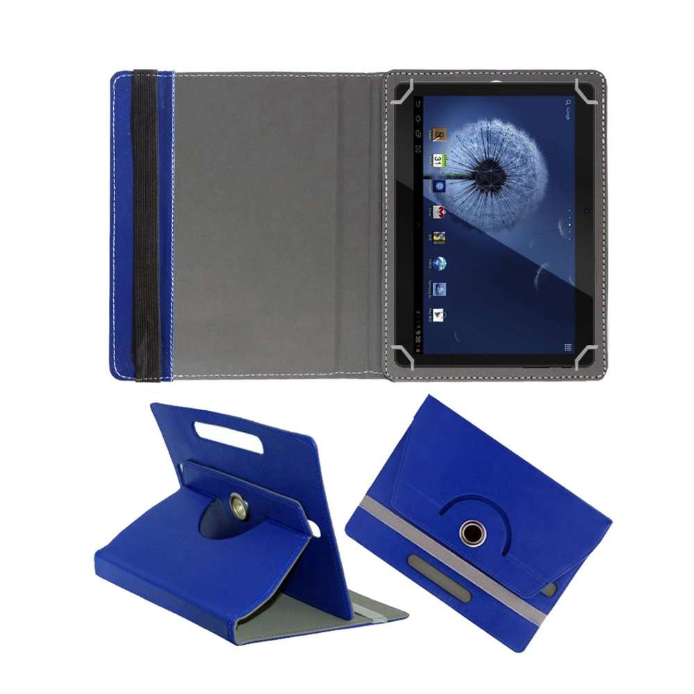 Fastway 360 Degree Rotating Tablet Book Cover for Wishtel IRA-CAPSULE-4G 10.1Inch 8 GB Wi-Fi+4G Tablet (Blue) 1
