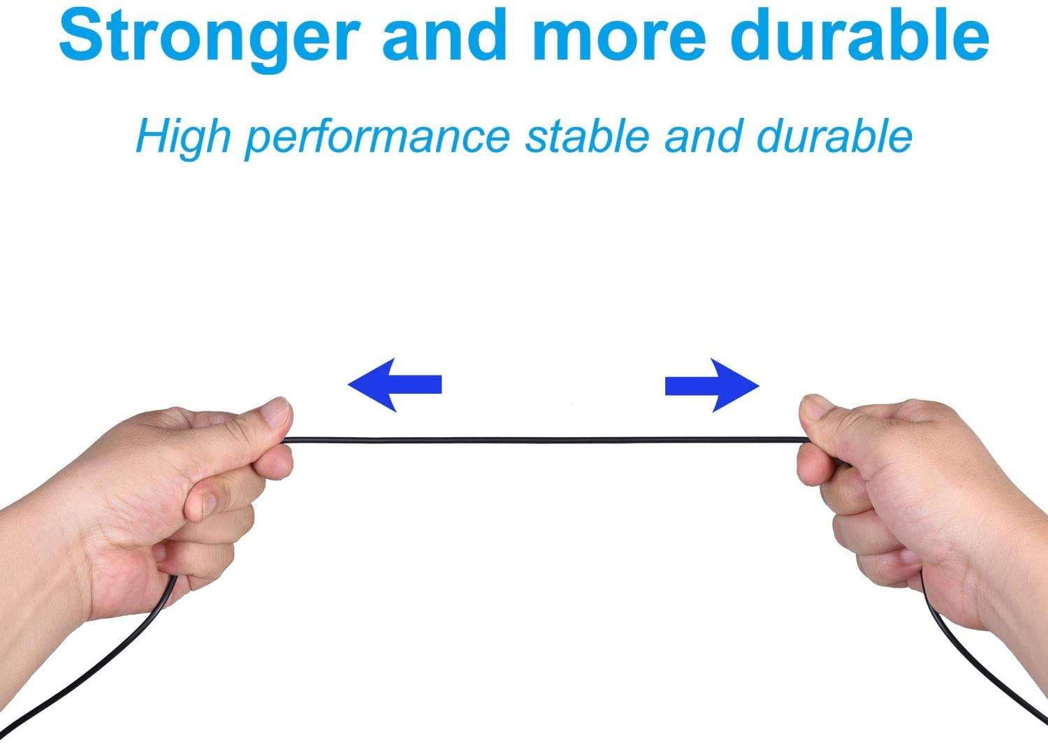 YARENKA Replacement Astro A10 A40 Cable, 2.0M A40 Inline Mute Cable Cord Compatible with Astro A10/A40 Gaming Headsets Xbox One Ps4 Controller Headphone Audio Extension Cable 6.5 Feet Black 4