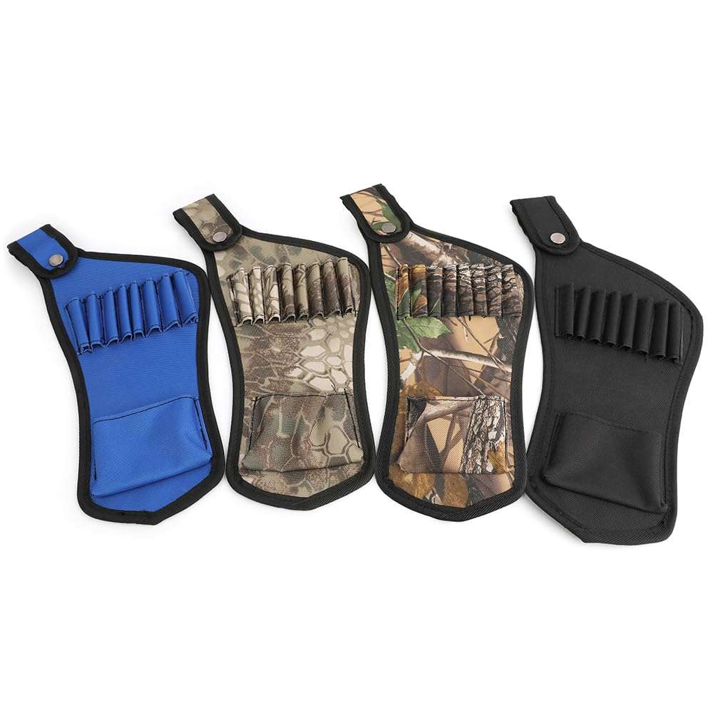 SHARROW Archery Crossbow Arrow Quiver Tubes Strap Camo Waist Crossbolt Arrow Pocket Holder Waist Belt Outdoor Shooting Hunting Accessories (Light camo) 6