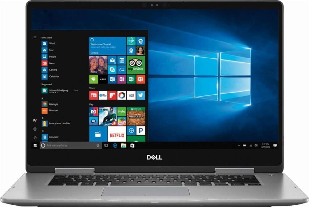 Dell Inspiron Premium 7000 Series 2 in 1 Laptop, 15.6" FHD Touch Screen, 8th Gen Intel Core i5-8250u, 512GB SSD, 8GB DDR4, Backlit Keyboard, Wireless-AC, HDMI, USB C, Bluetooth, MaxxAudio Pro, Win 10 2