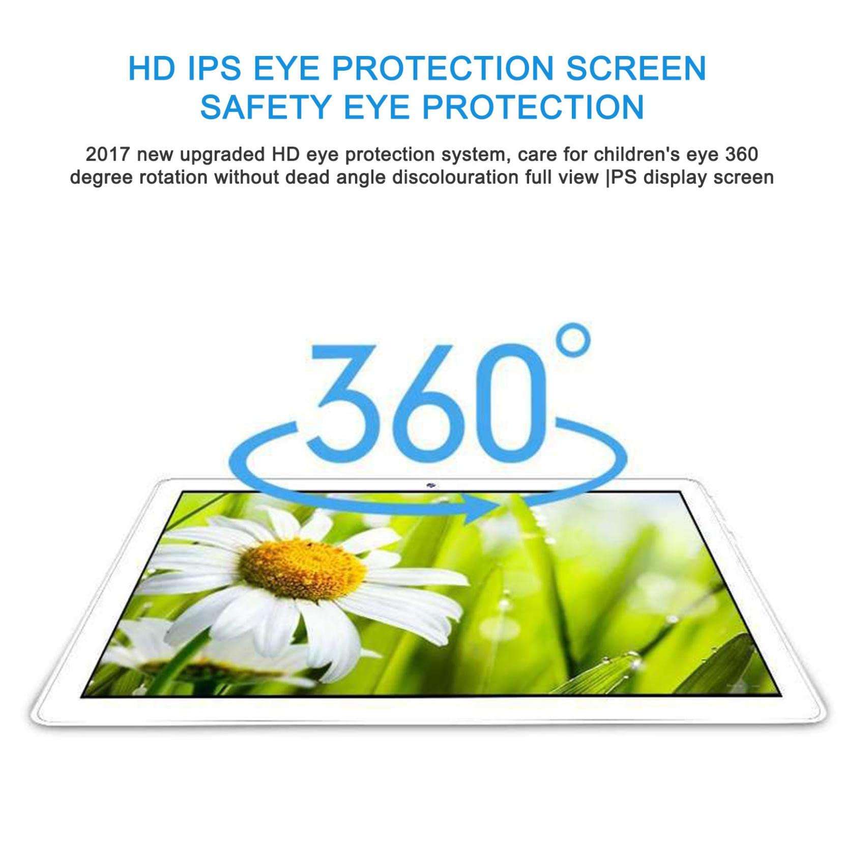 CAOY Android Tablet All-new Fire 9.6Inch, 8.1 1GB+ 16G 10 mm Thin Body, Alloy Metal Cover, 1280 X 800 IPS HD Display, Long Battery Life, Dual Camera, Smart Table N960 Unlocked Phablet (Pink) 6