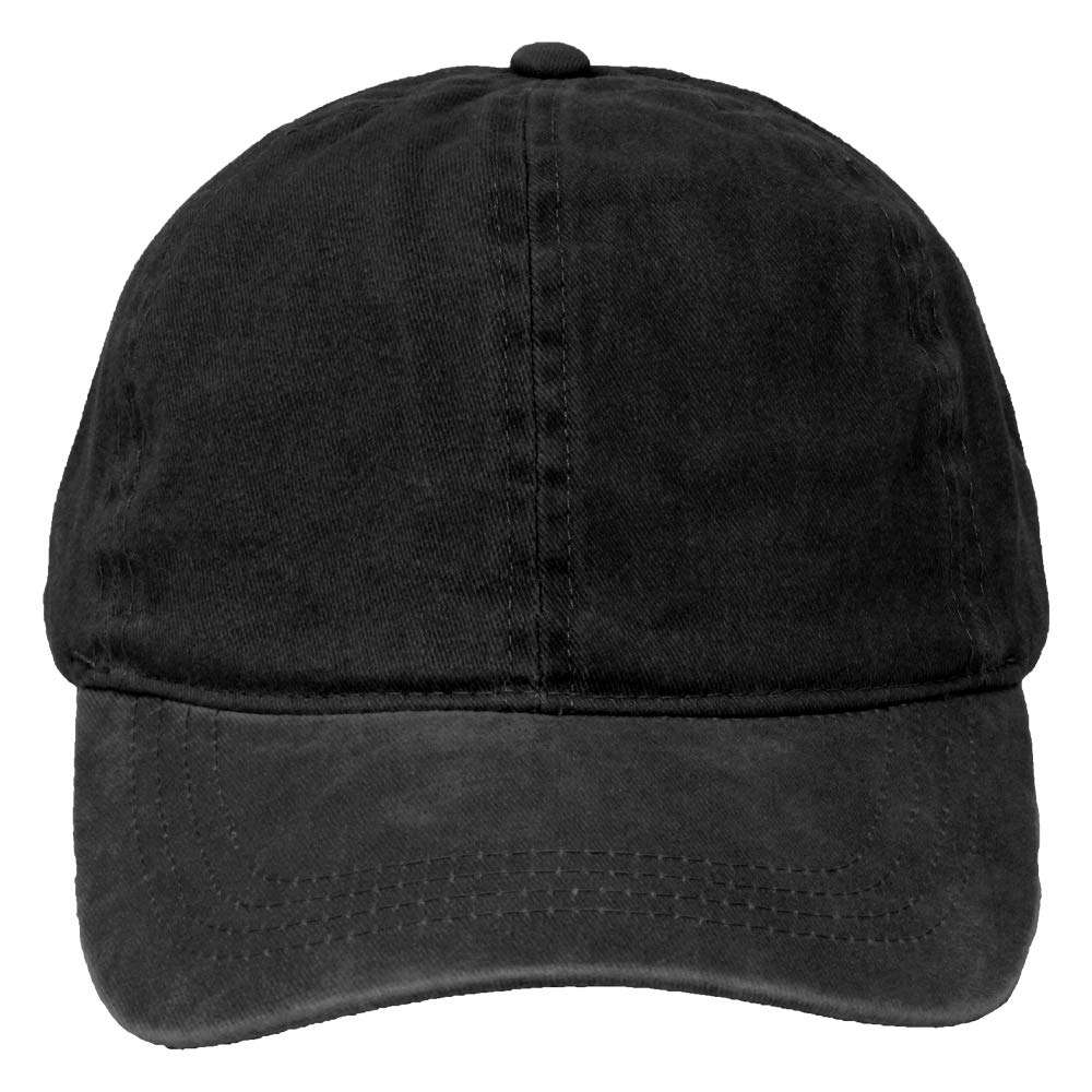 Ponyflo Cotton Ponytail Hat - Denim Black - Ponytail Caps for Women, Designed for Curly Hair, Curly Hair Ponytail Hat, Womens Baseball Caps Specifically Fit for Curly Hair 3