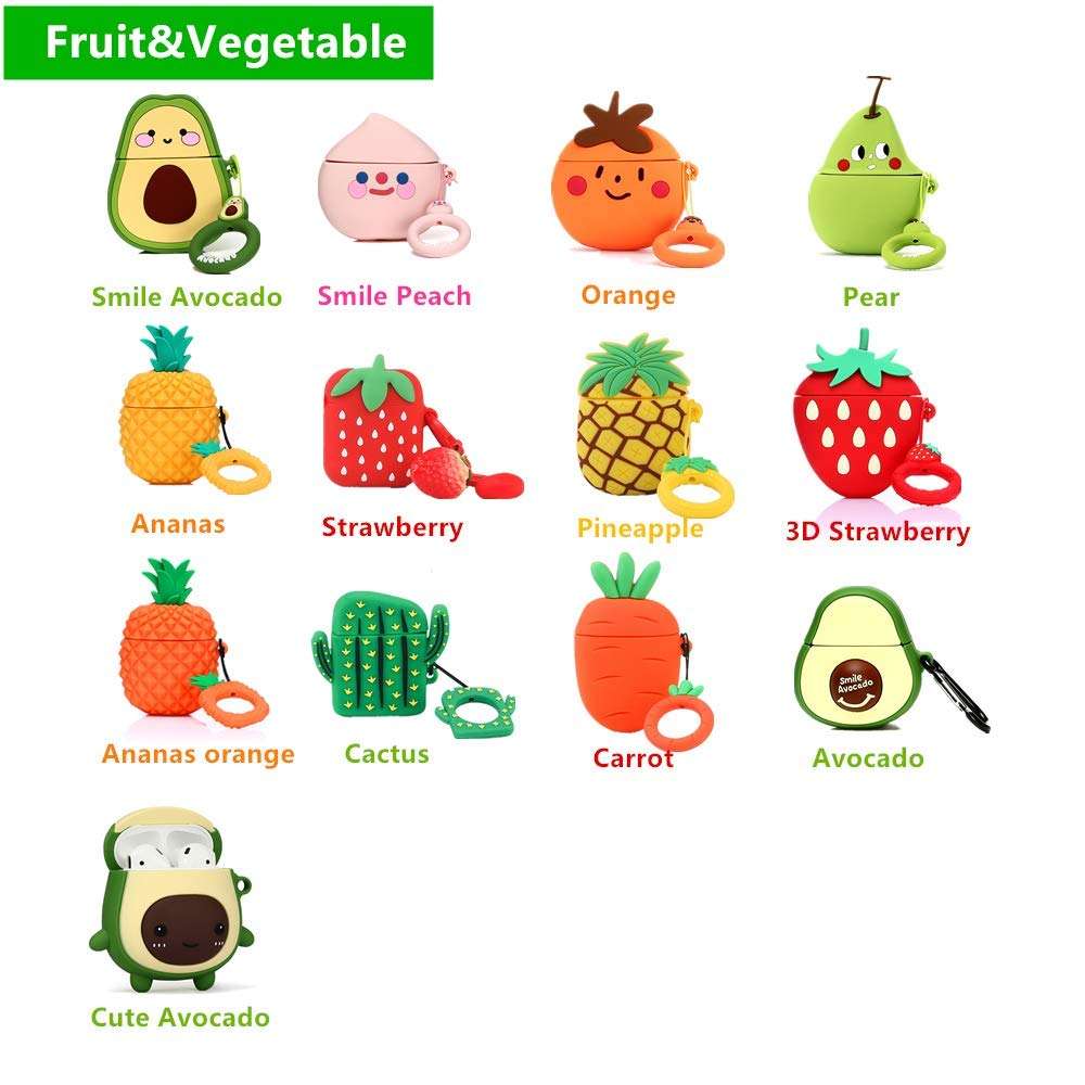 LEWOTE Case Funny Cute Cover Compatible for Apple Airpods 1&2[Dessert Food Series][Best Gift for Girls Boys or Couples](Milk Tea) 4