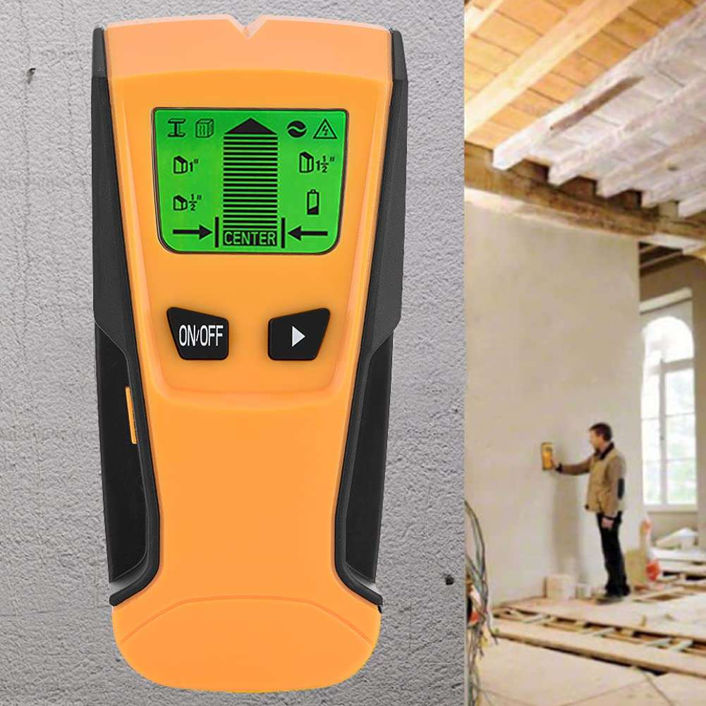 3 in 1 Live Wire Metal Detector Stud Wood Wall Center Scanner Finder Metal AC Tool Kit with LCD Screen 6
