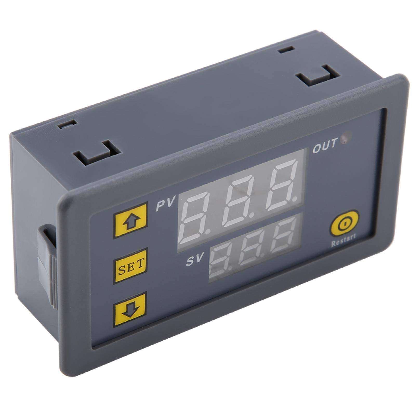 April Gift Digital Temperature Controller Safe To Use Digital Thermostat for Work Business Industrial Equipment Electronic(12V red and blue display) 2