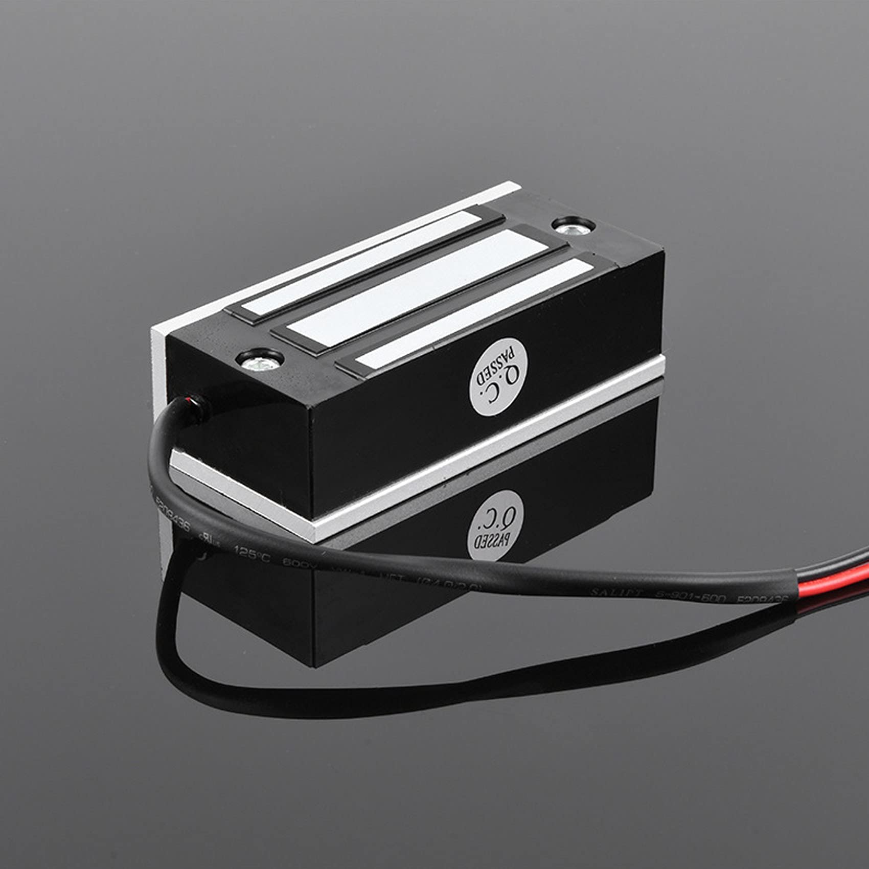 AUTENS Electric Magnetic Electromagnetic Door Lock 12V Fail-Safe NC Mode for Door Entry Access Control Home Security System (Holding Force 130lbs) 6