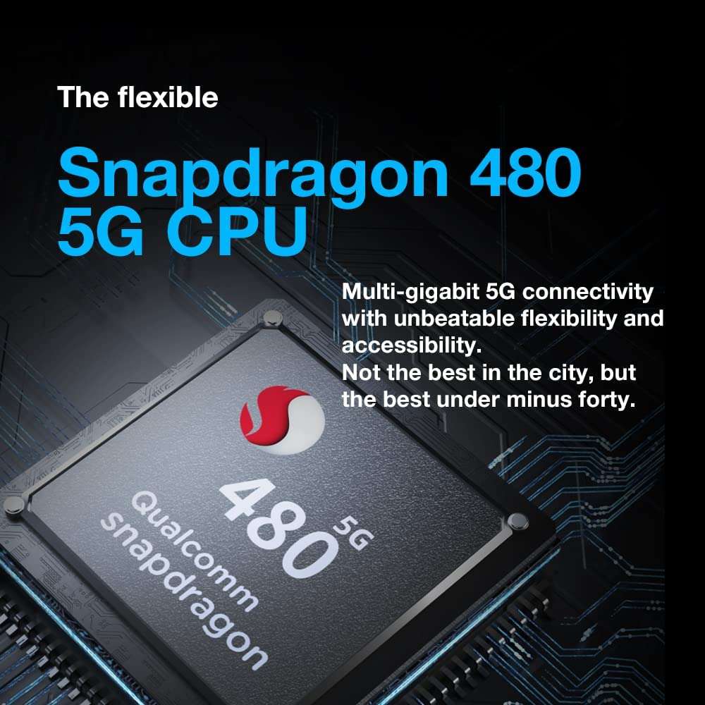 AGM Glory Rugged Smartphone 5G Rugged Phone Unlocked Dual SIM, Snapdragon 480, 6200mAh, Rugged Cell Phone 256GB ROM 8GB RAM, 20MP Night Vision Camera, 48MP Camera, 6.53'' FHD+ Display, Android 11 3