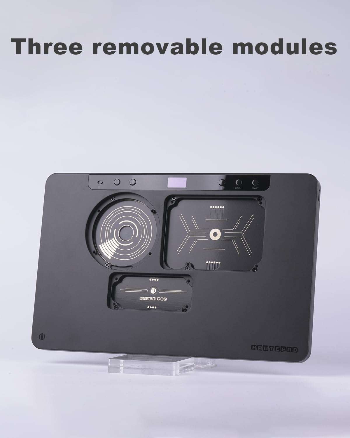 Haute42 Leverless Controller X1 Removable Mechanical Switch Module Arcade Controller for PC/PS4/PS3/Switch(Black) 4