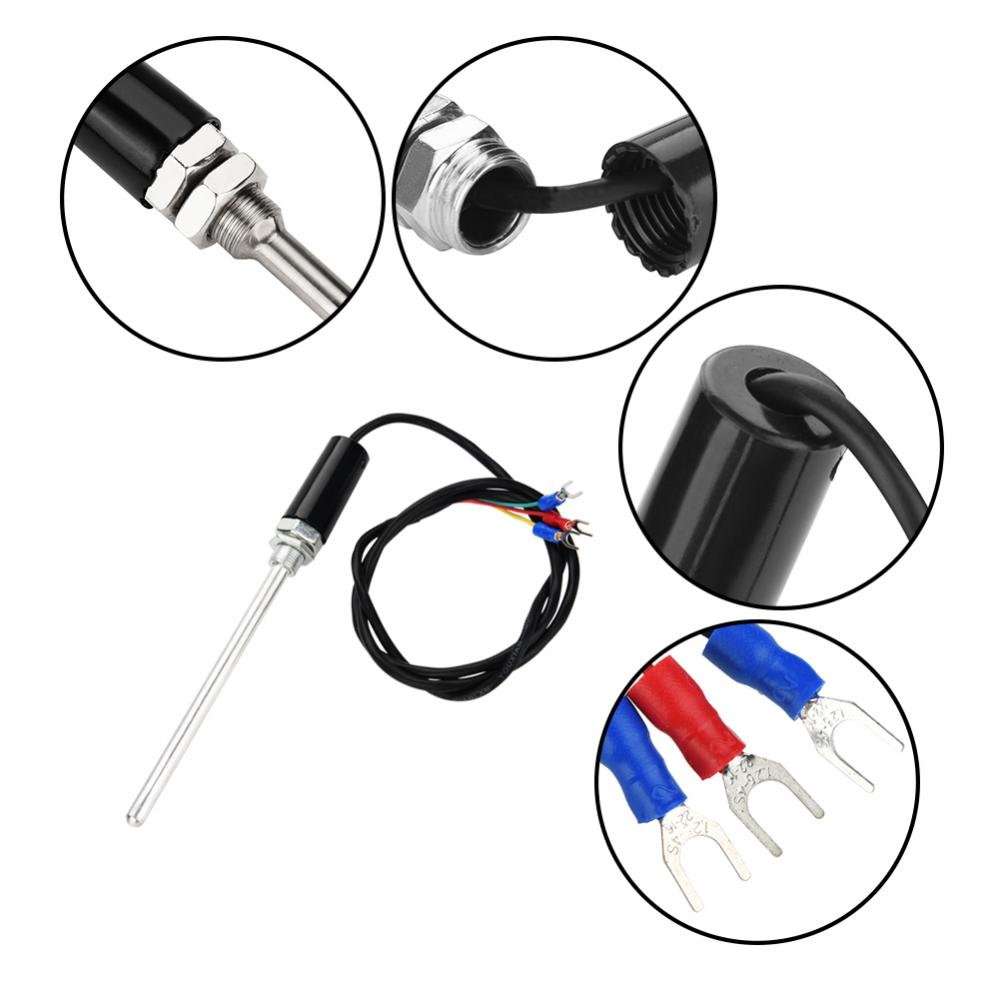 PT100 Thermal Probe?Temperature Thermocouple Sensor?-50~450? Measuring Range Temperature Thermocouple Sensor Probe with Stainless Steel Cable(150MM) 4