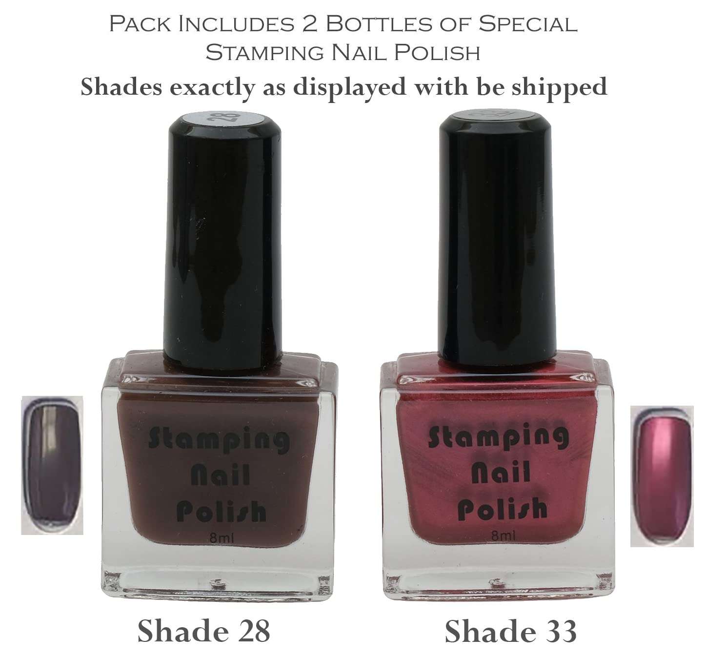 Lifestyle-You Nail Stamping Kit With 5 Rectangular Steel Image Plates, Silicone Stamper & Scraper & Stamping Nail Polish KIT G 5