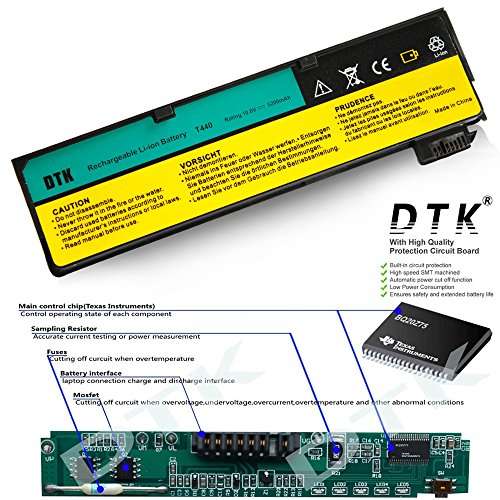 DTK 0C52862 0C52861 68+ Laptop Battery Replacement for Lenovo IBM Thinkpad L450 L460 T440s T440 T450 T450s T460 T460P T550 T560 P50S W550s X240 X250 X260 Series 2