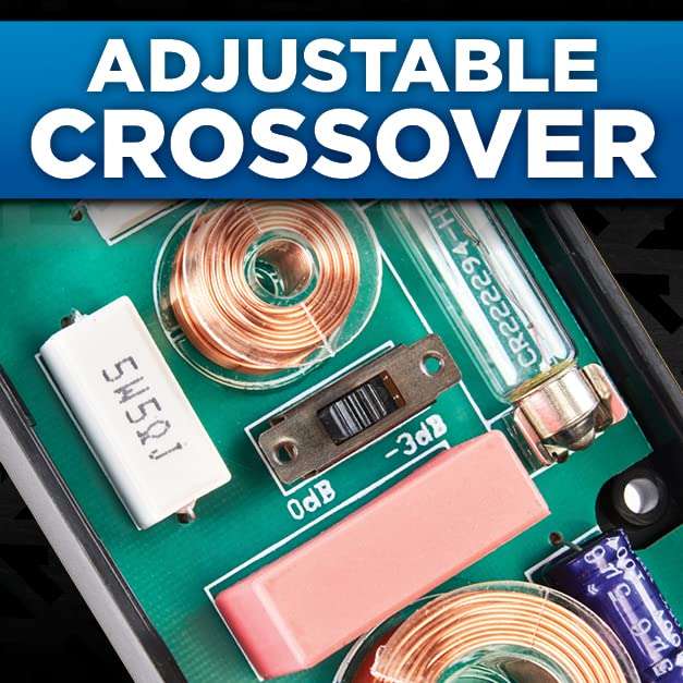 NVX® VSP69KIT2F 6x9 Premium Car Speakers, 900W Max, 300W RMS, 2-Ohm 2-Way Component System w/ 1" Silk Dome Tweeters & Passive X-Overs, Easy to Install in Cars/Trucks/Doors (Pair) 4