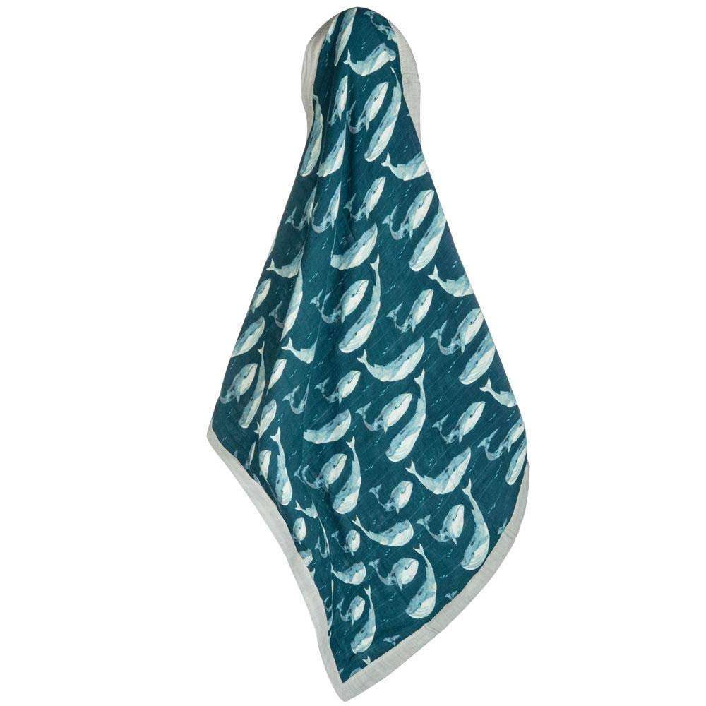 Milkbarn Big Lovey Blanket (Blue Whale) 3