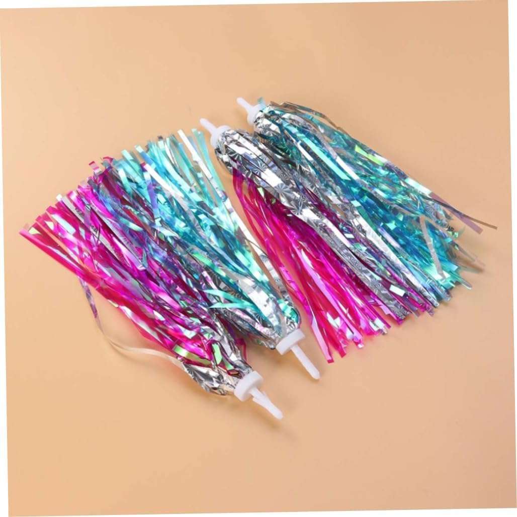 PurYupearl Blue Bicycle Bike Handlebar Scooter Streamers Sparkle Tassel Ribbon Bikes and Accessories 3