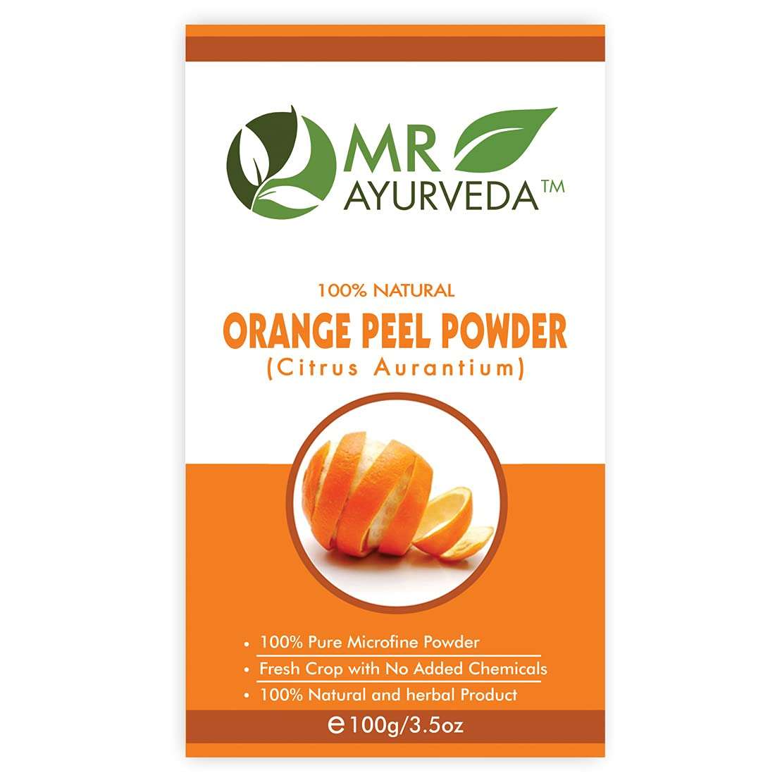 MR Ayurveda 100% Organic Almond Powder & Orange Peel Powder - Combo Pack (100 Grams Each) 6