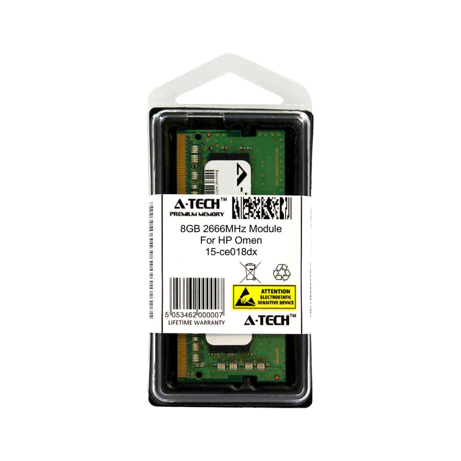 A-Tech 8GB Module for HP Omen 15-ce018dx Laptop & Notebook Compatible DDR4 2666Mhz Memory Ram (ATMS280221A25978X1) 2