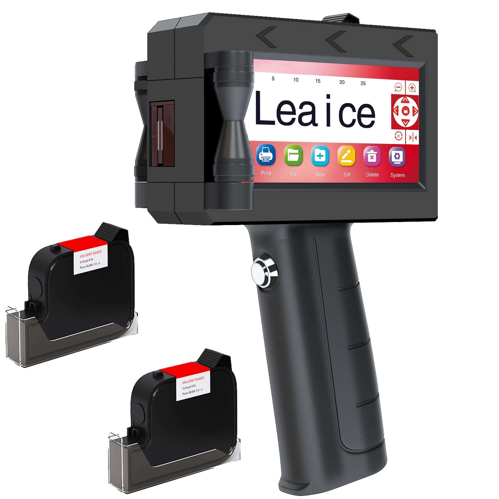 Leaice Handheld Inkjet Printer with 2 Quick-Drying Ink Cartridge 1