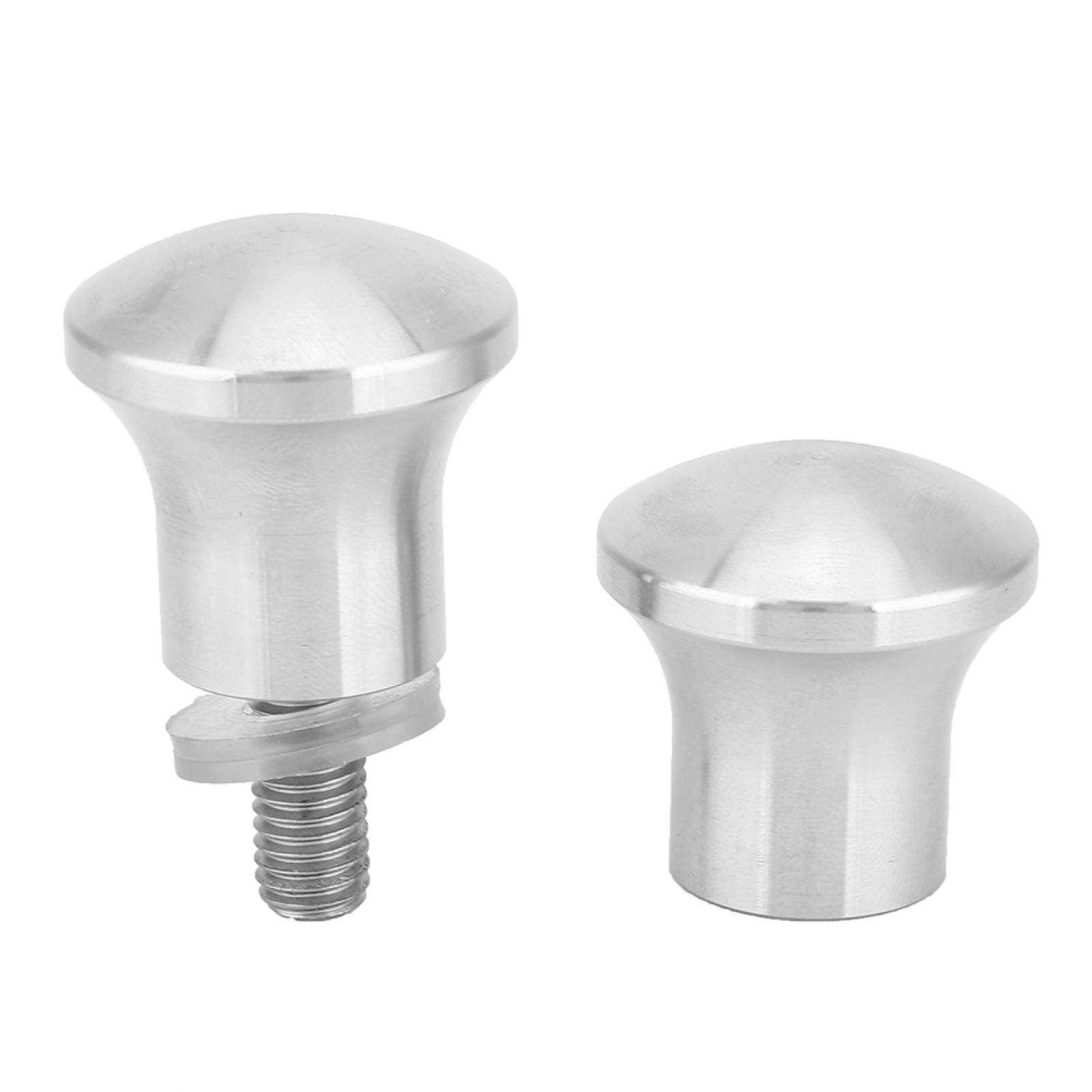 Bathroom Pull Knob Shiny Silver Shower Room Door Knob Glass Door Handle 6.5x3x3cm Door Knob for Shower Sliding Door 2