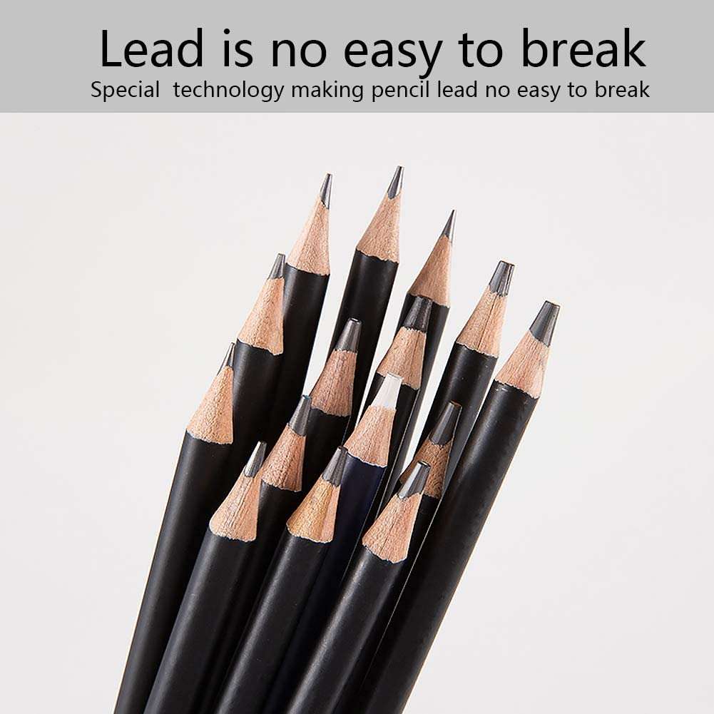 SAMVARDHAN Professional Sketching & Drawing Art Tool Kit - Drawing Pencils, Graphite Pencil Set, Art Pencils, Shading Pencils Set of 29 Pcs 6