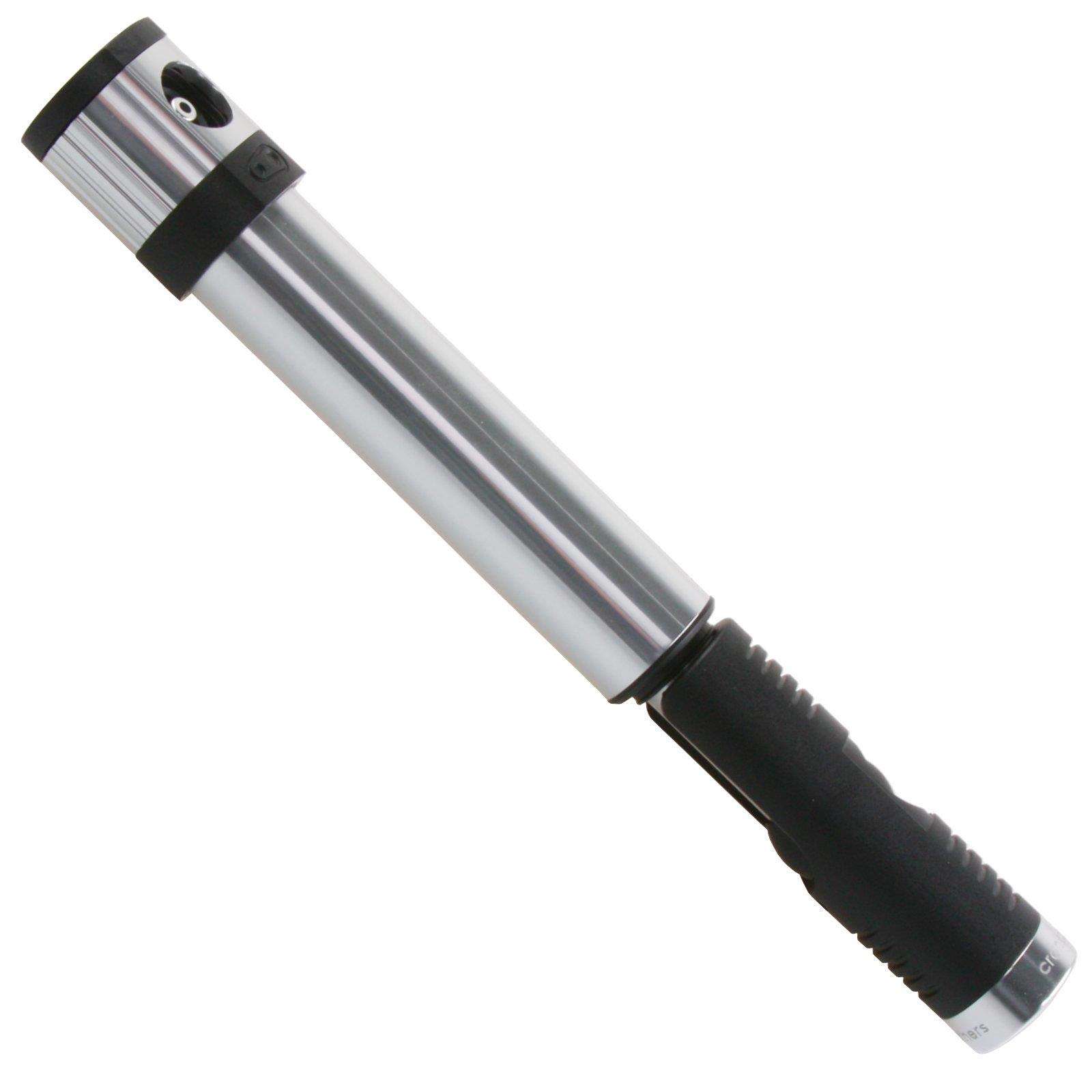 Klic Hand Pump w/Gauge - High Volume/High Pressure, Co2, Portable, Lightweight Bike Hand Pump for Presta and Schrader Valve 4