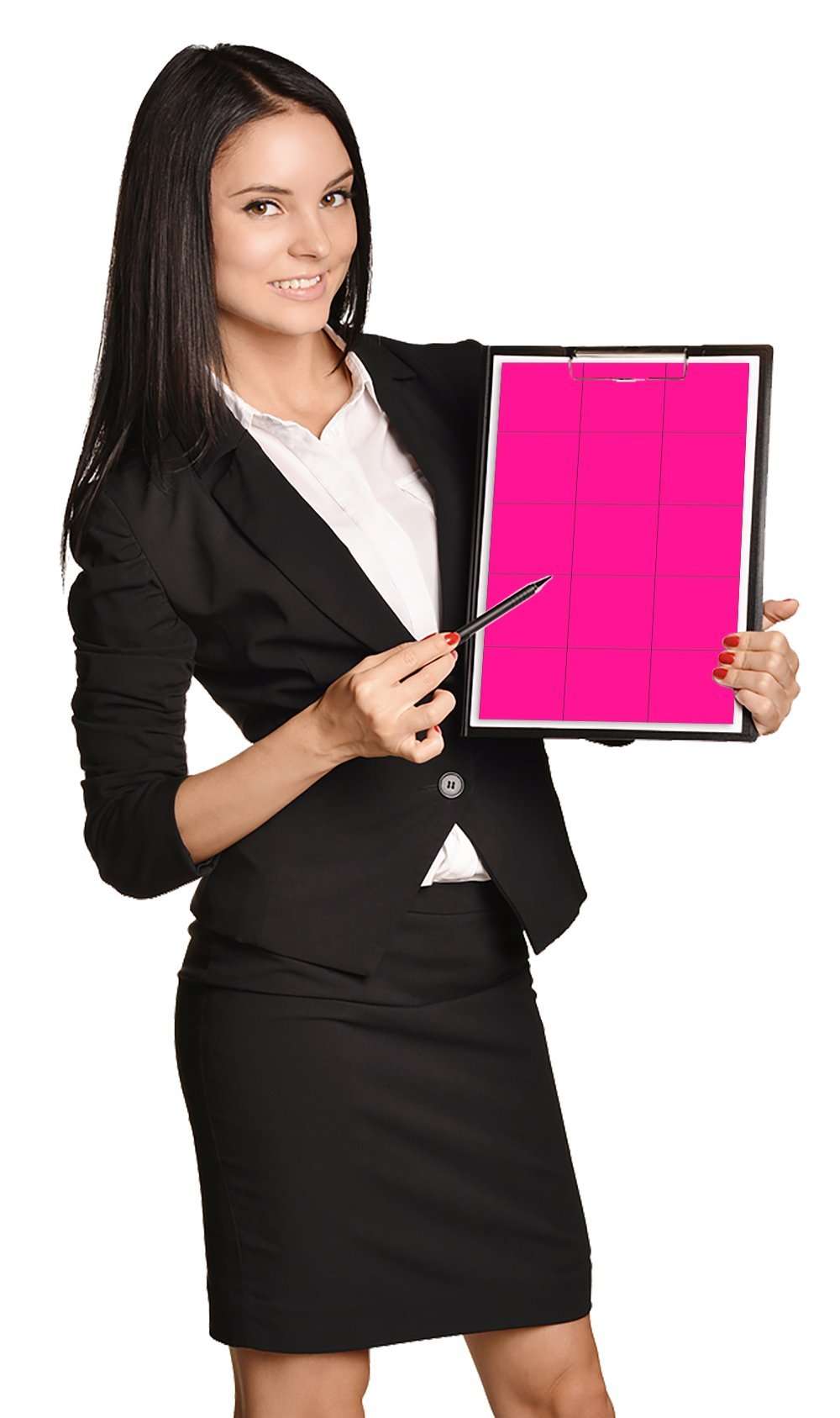 500 Laser Label Sheets, Fluorescent Pink Paper 2.83in. x 2.2in. Supplied 15 Labels Per Sheet. 3