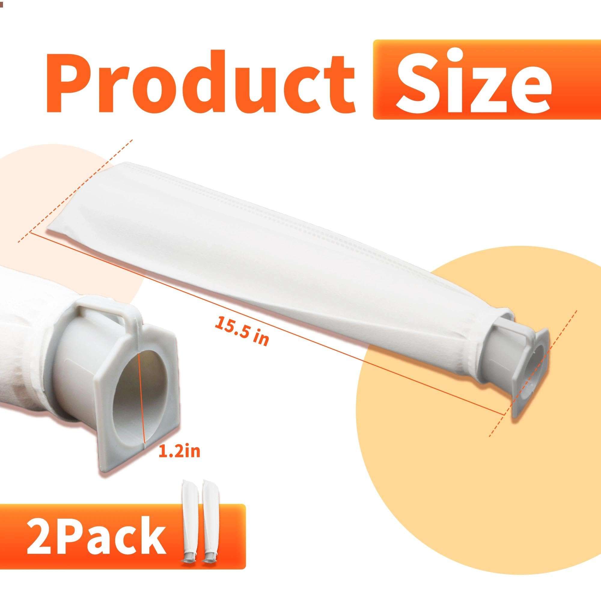 Terixe 2-Pack MicroFilter fit for SEBO Auto-X S | Replacement Vacuum Filters for Windsor Sensor S12/S15/XP/SR & Essential G1 G2 Upright Vacuums |Replacement for Part#5301 5036ER Micro Hygiene Filter 4