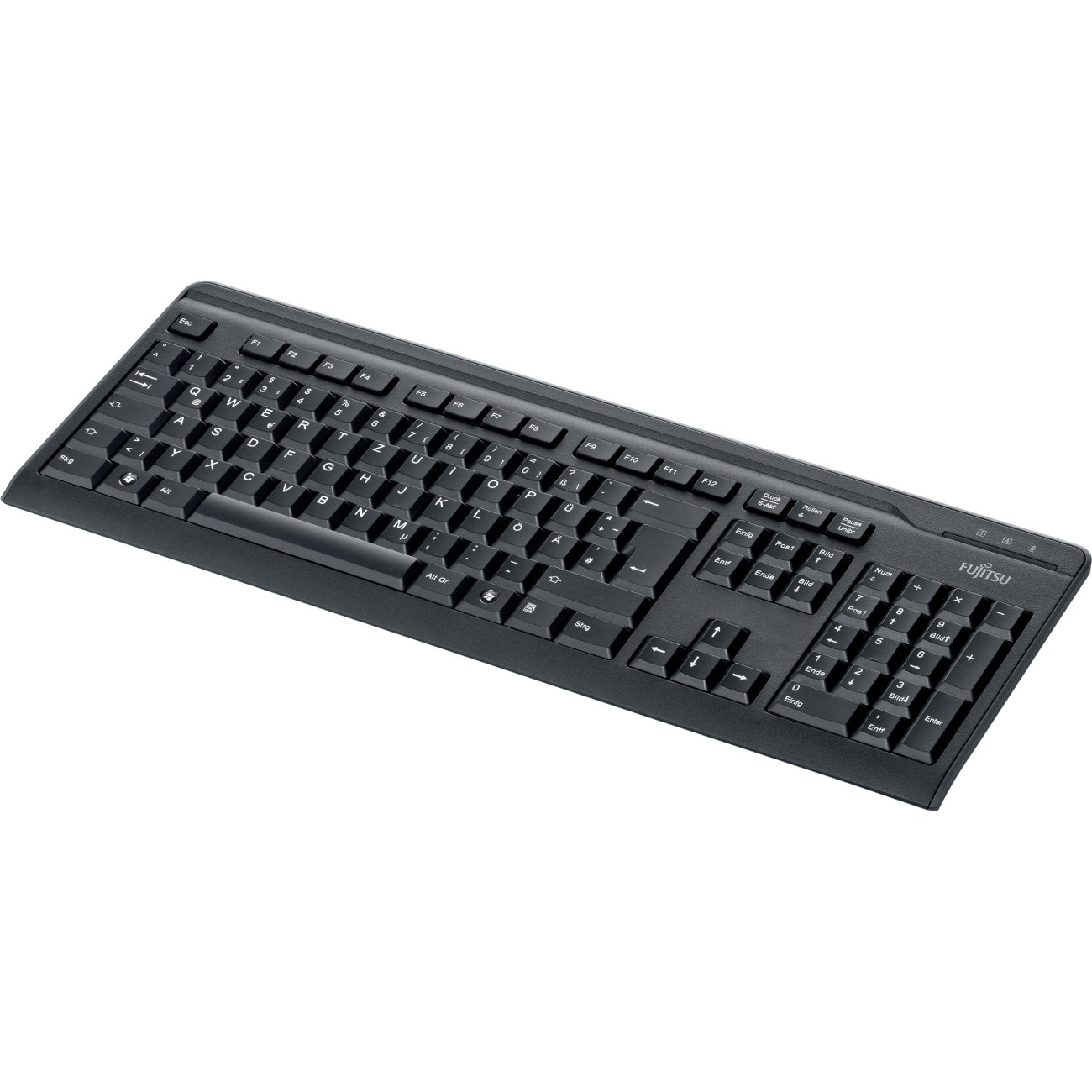 Fujitsu KB410 USB Black US/INT KB410 USB, Full-Size (100%), 38020750 (KB410 USB, Full-Size (100%), Wired, USB, Black)