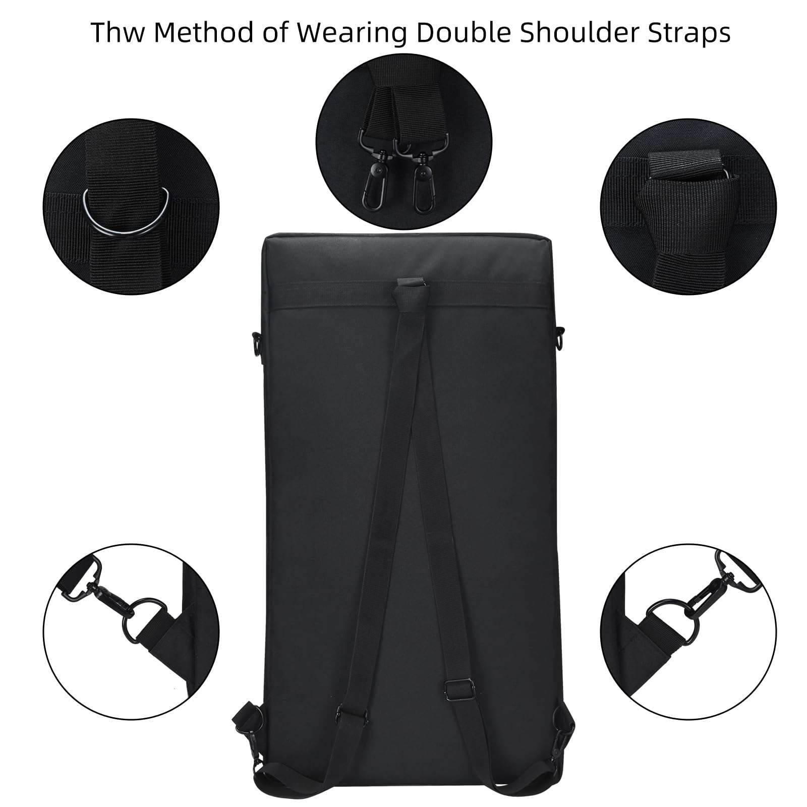 Multi-function storage bag case, suitable for Pioneer DDJ-Flx6/SX/ SX2/ SX3 jukebox, portable adjustable shoulder strap travel essential multi-storage bag (DDJ-FLX 6) 6