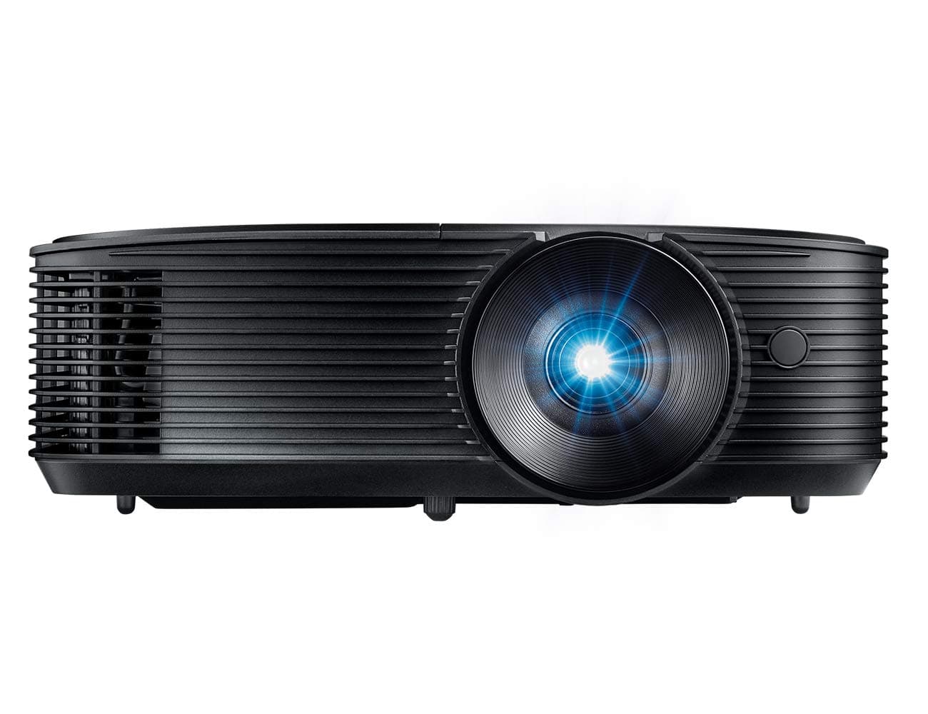 Optoma S334e SVGA Bright Professional Projector Lights On Viewing with 3,800 Lumens Latest DLP Technology Business Presentations Classrooms or Home 15,000 hour lamp life Speaker Built In Portable Size 1