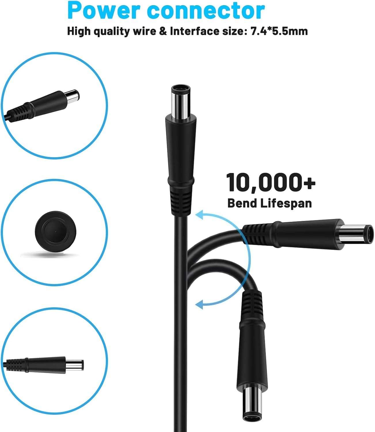 WeFly 150W Laptop Adapter Charger for HP TouchSmart 320-1000 320-1034 Desktop PC, Compatible with P/N: AL192AA#ABA, 462603-001, 463954-001 4