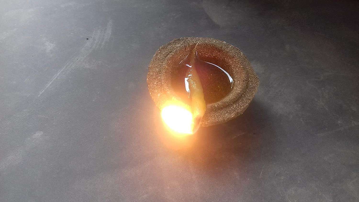 SANCTIFIED Cow Dung Diya Made with Cow Dung Panch Gavya for Pooja Diye Set of 24pcs 4