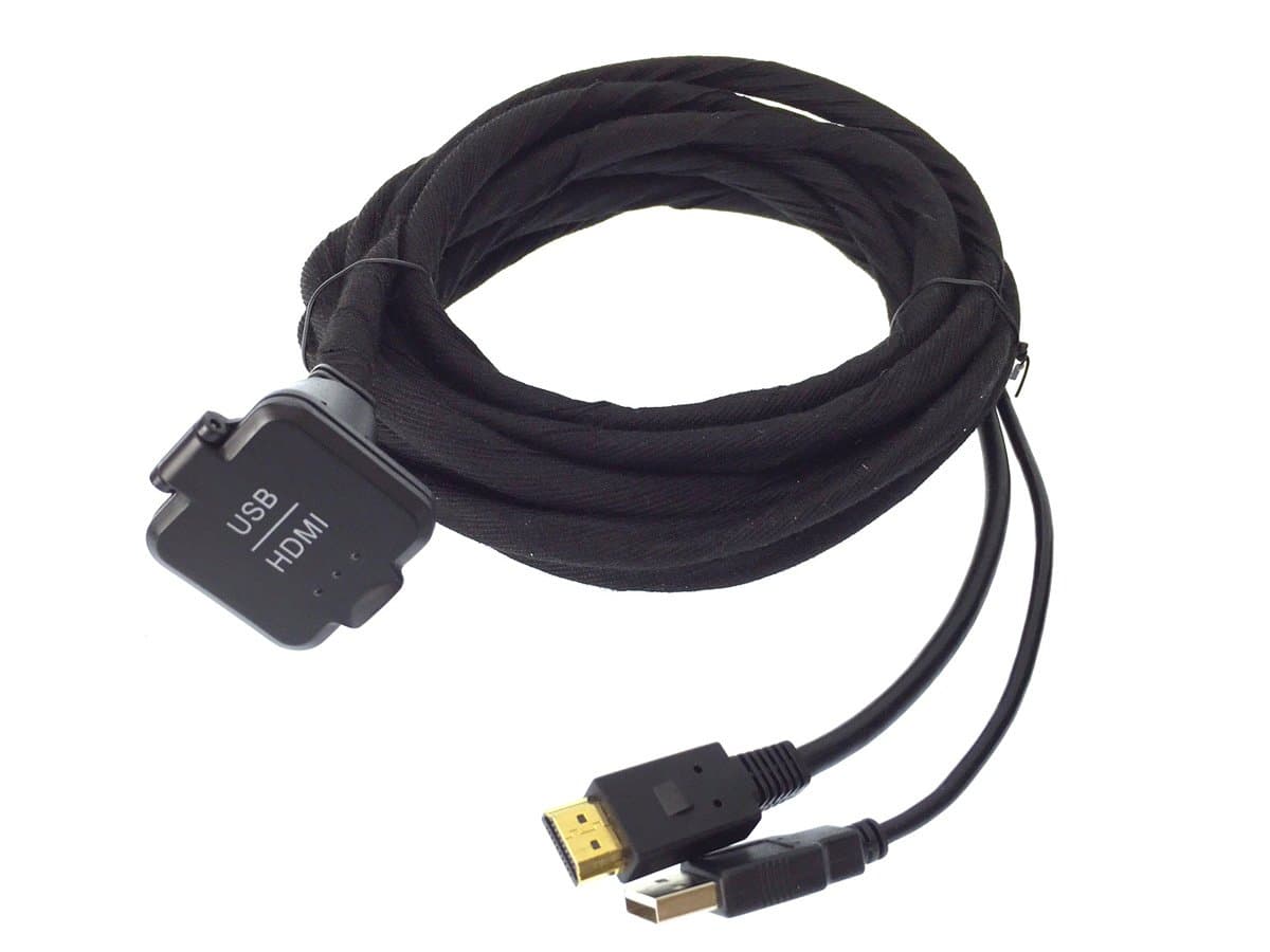 Alpine KCU-315UH USB/HDMI Extension Cable & RUX-H02 Bass Knob 4