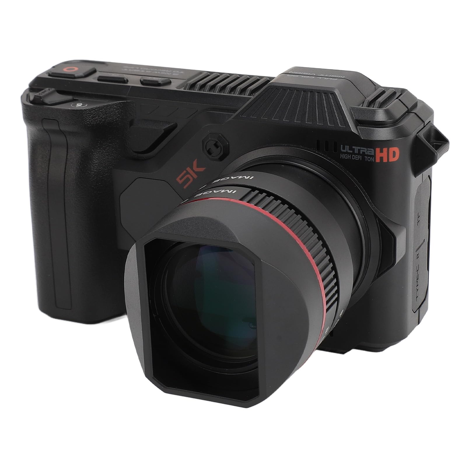 5K Digital Camera, 5G Wi Fi 50MP 50X Digital Zoom Long Range Photography Camera 4 Inch IPS Screen 4800mAh Vlogging Camera with Full Color Night Vision and Star Sky Effect for Teens