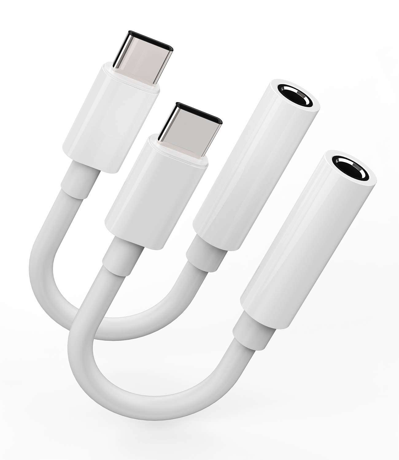 2Pack,USB C to 3.5mm Headphone Adapter Type C Jack AUX Dongle Audio Earphone Compatible with Pixel Galaxy S23 S22 S21 Ultra Note,for Apple IPhone15 Pro Max Plus ipad 10、Air4/5、Mini6、Pro 12.9 1