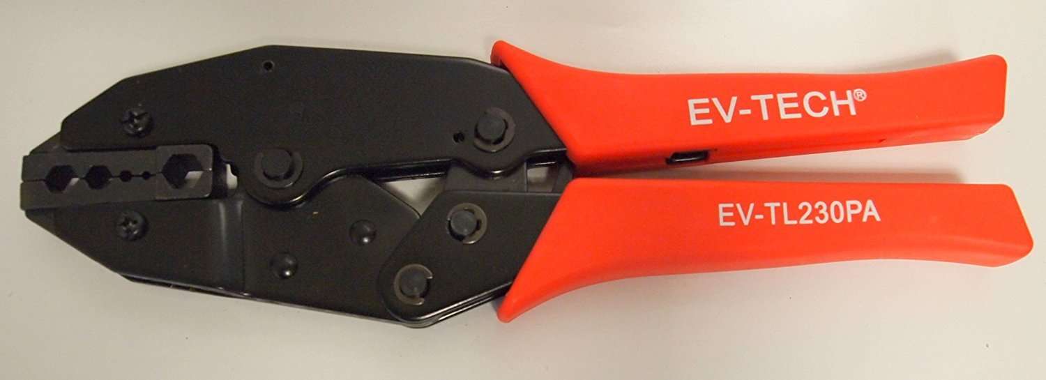 Evertech Professional Coax Coaxial BNC Connector Crimp Crimping Tool - RG59 Siamese Cables for CCTV Security Cameras. BNC Connectors Crimper for RG55,RG58,RG59,RG62,5,6, 21, 140, 141, 142 Crimp Tool 3