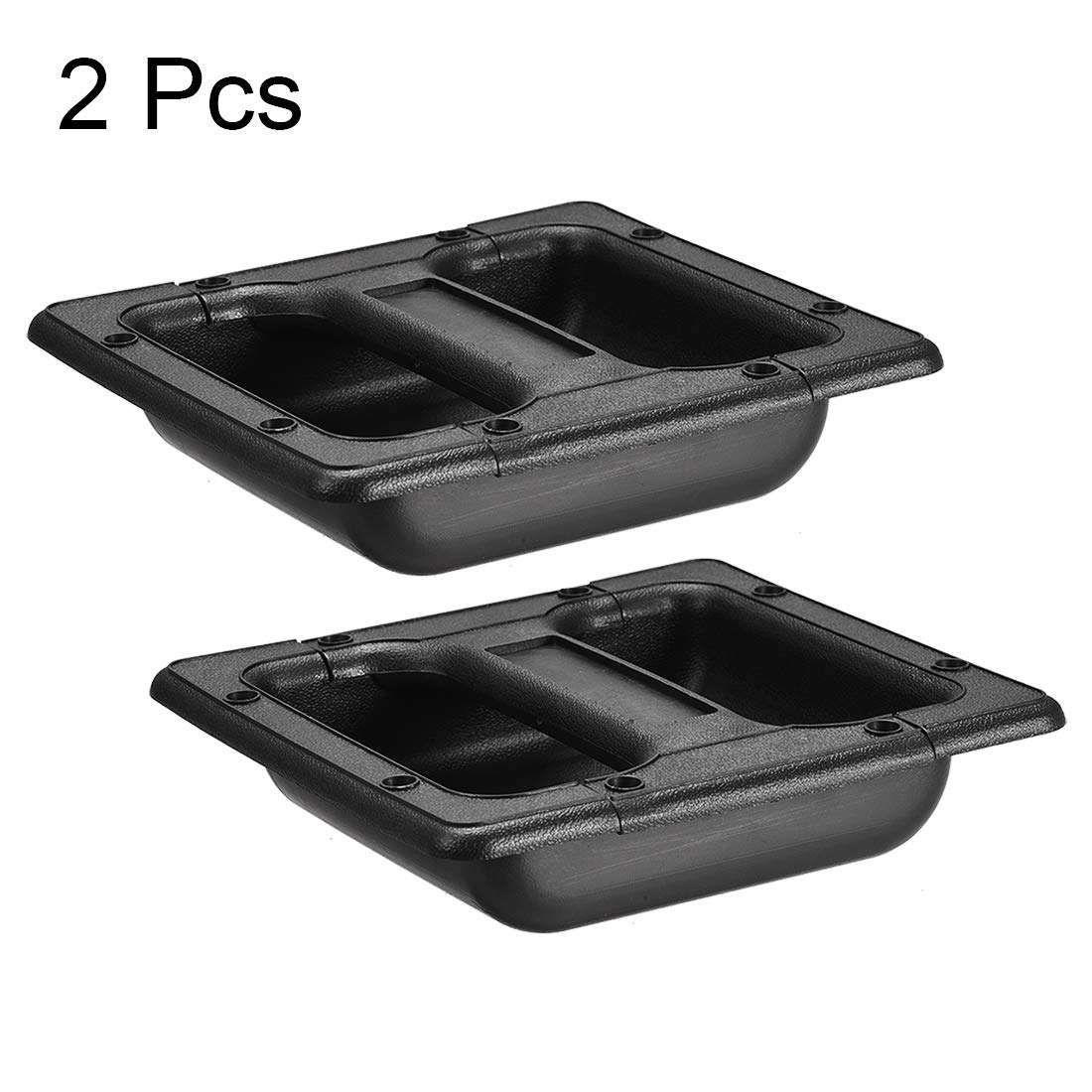 uxcell Recessed Speaker Handle Grasp Plastic Handles Holder 5.78'' Inches Length Fit for Speaker Cabinet Box 2pcs 2