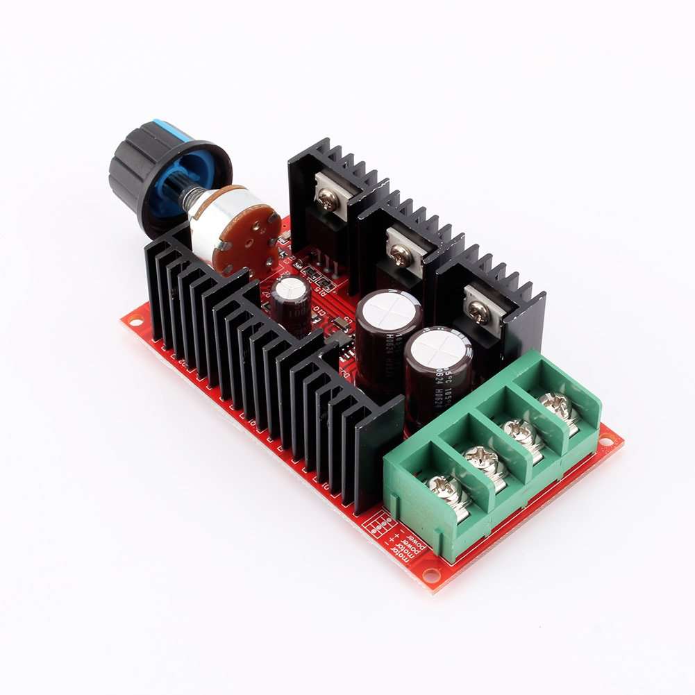 Motor Speed Control,DC 10-50V 40A 12000HZ PWM RC-Controller Governor Regulator Switch Module Stepless Variable Speed Control Switch 2000W 4