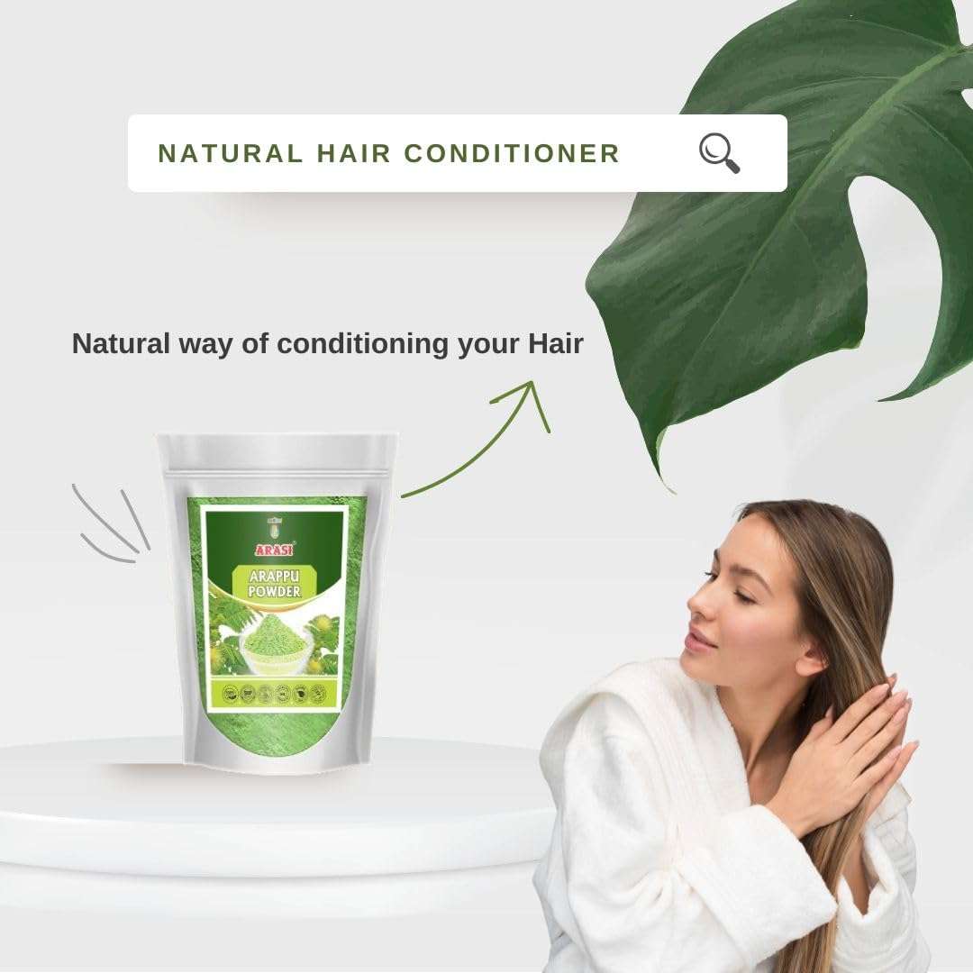 ARASI Arappu Powder for Hair | Natural hair conditioner| 50 Grams x 4 Pieces (200 Grams) 4